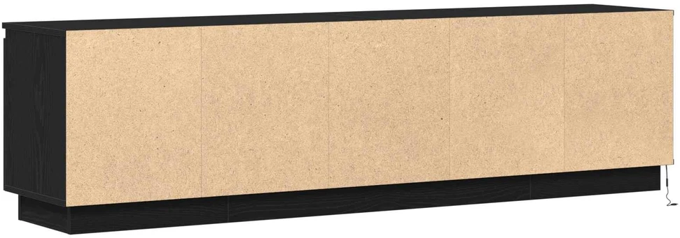 TV staliukas Televizoriaus spintelė 180 x 38 x 49 cm Juodas ąžuolas