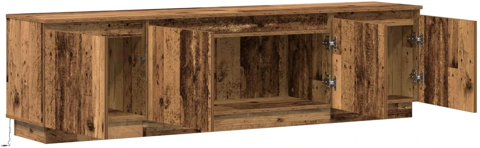 TV staliukas Televizoriaus spintelė 180 x 38 x 49 cm Senovinis medis