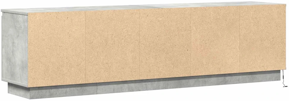 TV staliukas Televizoriaus spintelė 180 x 38 x 49 cm Betono pilka