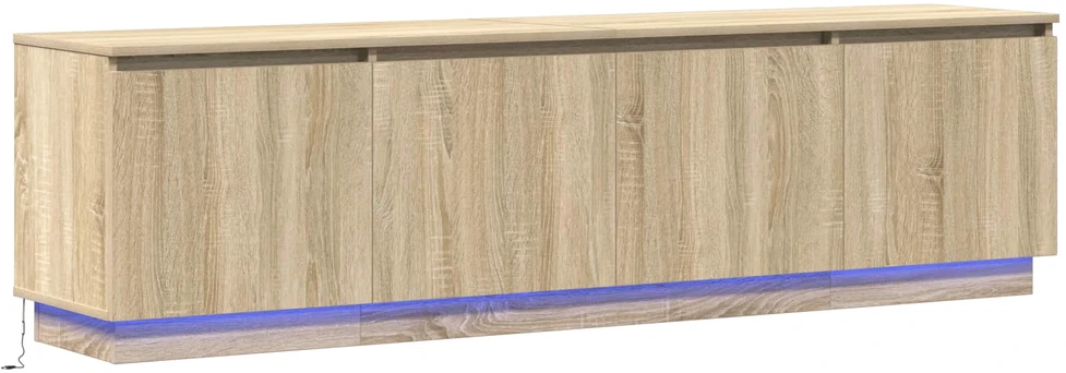TV staliukas Televizoriaus spintelė 180 x 38 x 49 cm Sonoma ąžuolas