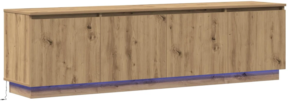 TV staliukas Televizoriaus spintelė 180 x 38 x 49 cm Amatininkų ąžuolas