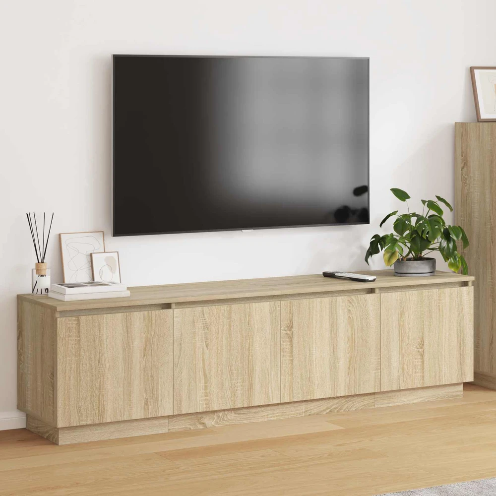 TV staliukas Televizoriaus spintelė 180 x 38 x 49 cm Sonoma ąžuolas