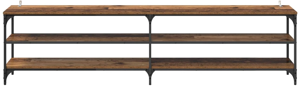 TV staliukas Televizoriaus spintelė 200 x 30 x 50 cm Senovinis medis