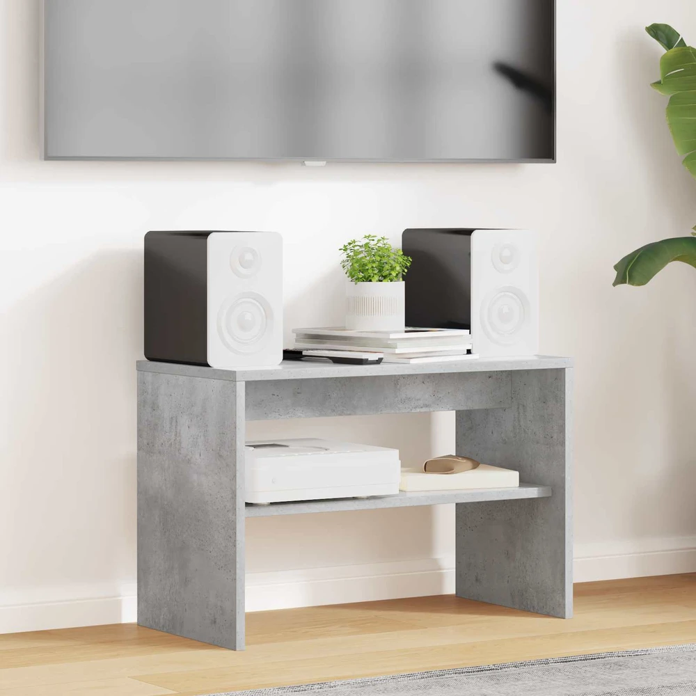 TV staliukas Televizoriaus spintelė 60 x 30 x 40 cm Betono pilka
