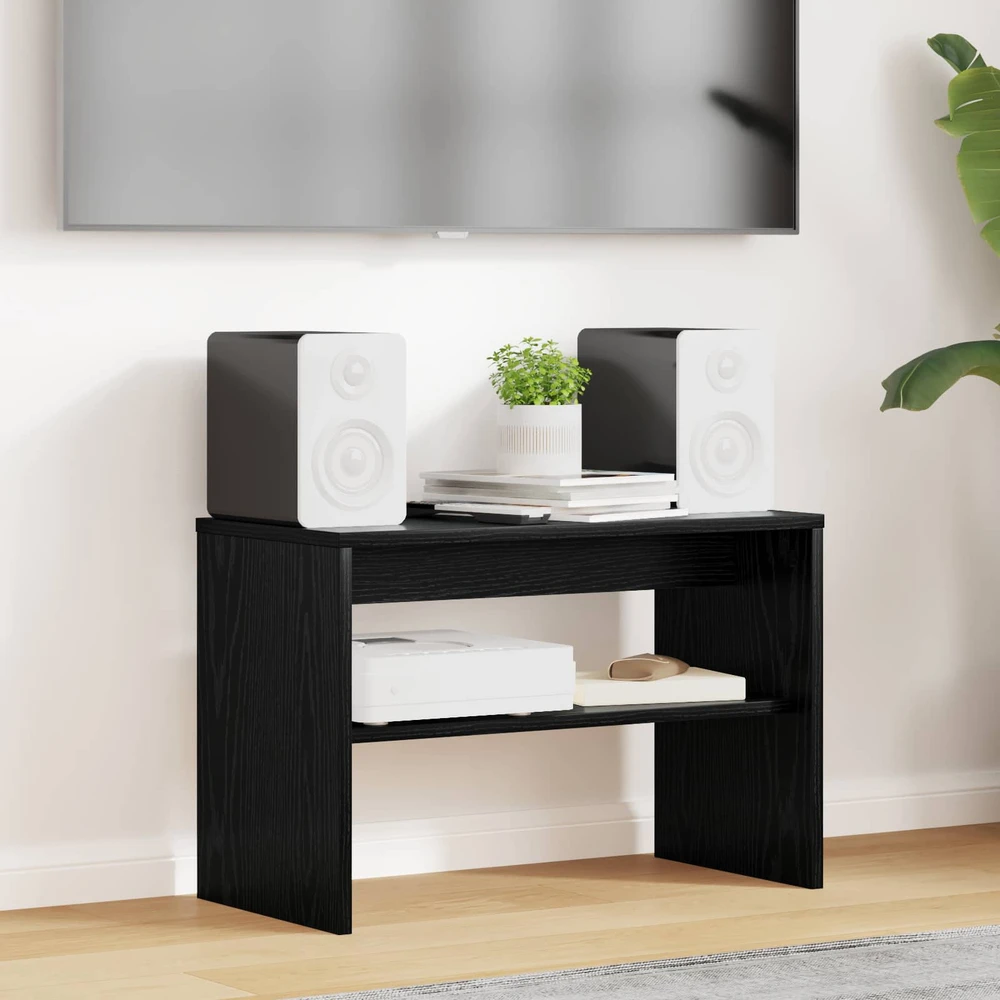 TV staliukas Televizoriaus spintelė 60 x 30 x 40 cm Juodas ąžuolas