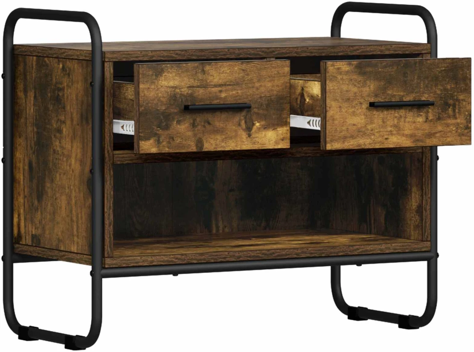 TV staliukas Televizoriaus spintelė 60 x 30 x 50 cm Dūminio ąžuolo