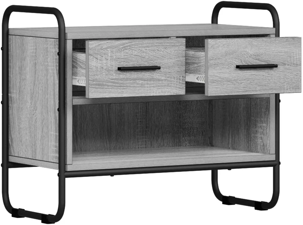 TV staliukas Televizoriaus spintelė 60 x 30 x 50 cm Pilka Sonoma