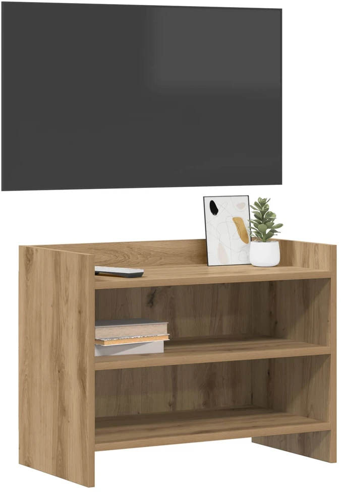 TV staliukas Televizoriaus spintelė 60 x 33 x 47 cm Artisano ąžuolo