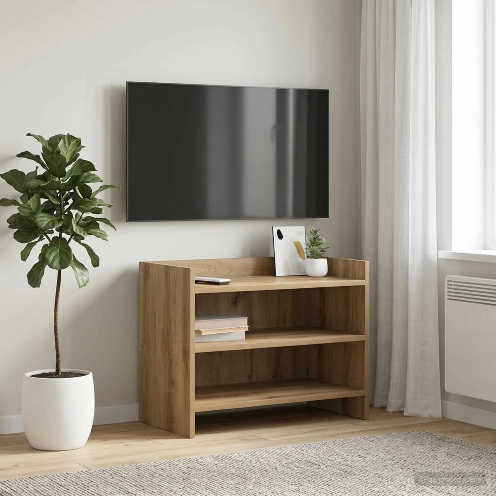 TV staliukas Televizoriaus spintelė 60 x 33 x 47 cm Artisano ąžuolo