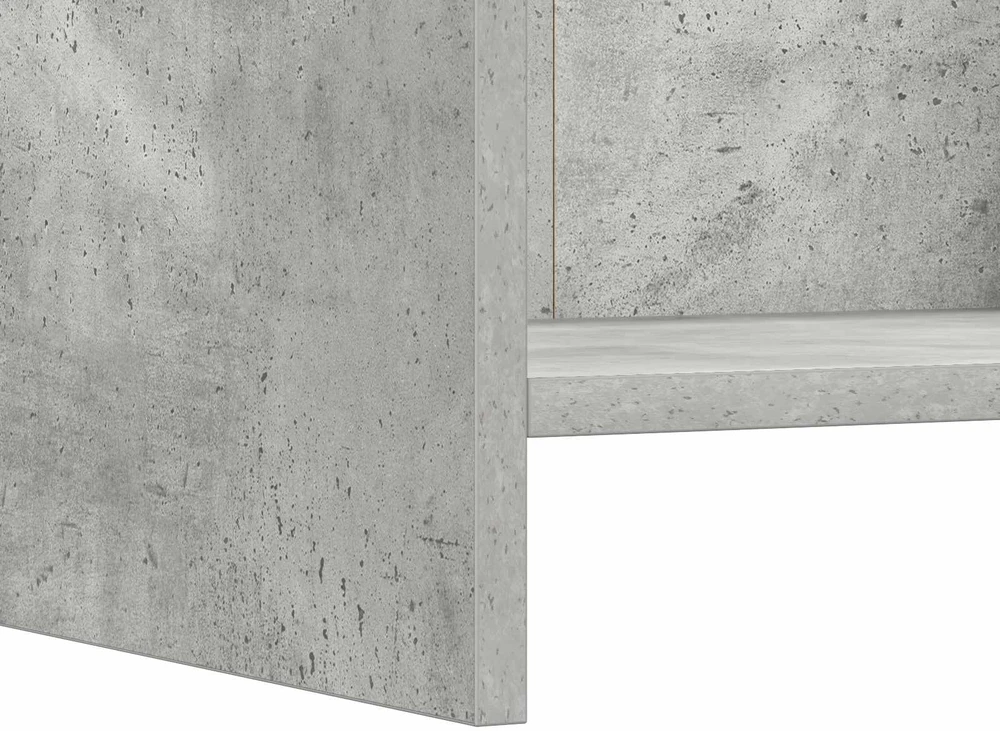 TV staliukas Televizoriaus spintelė 60 x 33 x 47 cm Betono pilka