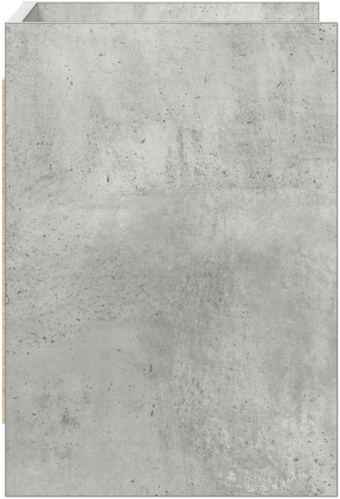 TV staliukas Televizoriaus spintelė 60 x 33 x 47 cm Betono pilka