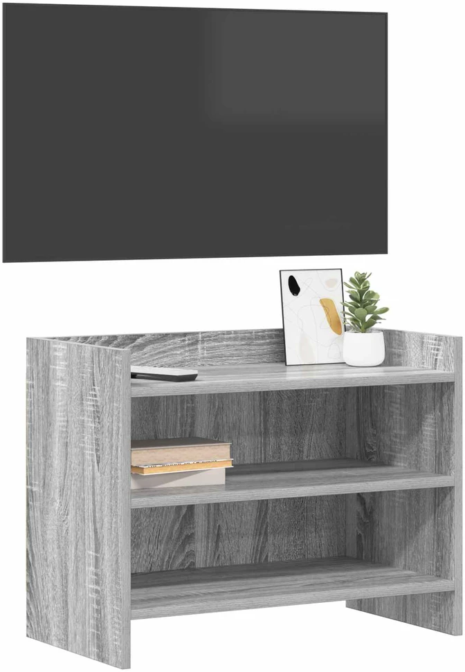 TV staliukas Televizoriaus spintelė 60 x 33 x 47 cm Pilka Sonoma