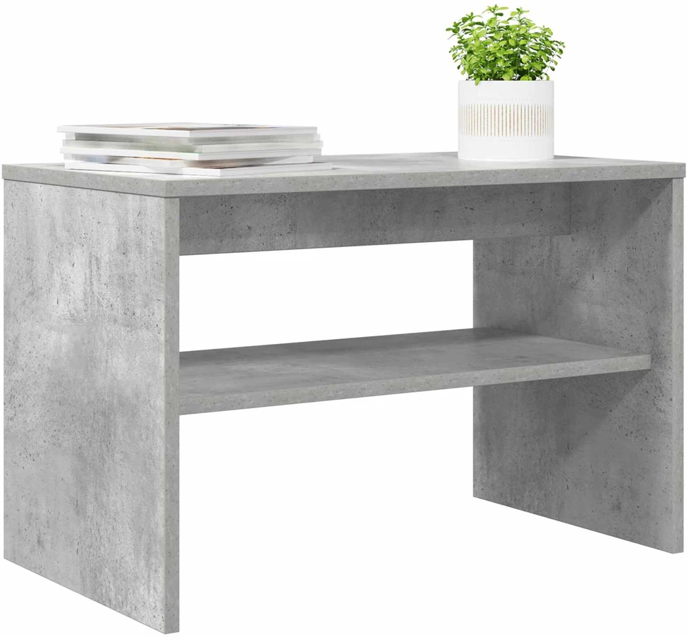 TV staliukas Televizoriaus spintelė 60 x 35 x 40 cm Betono pilka