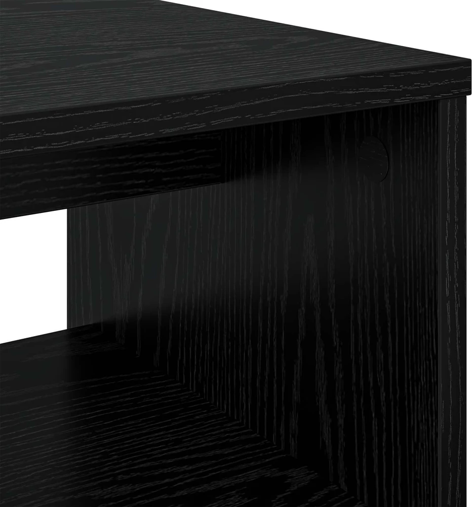TV staliukas Televizoriaus spintelė 60 x 35 x 40 cm Juodas ąžuolas