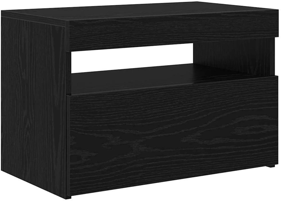 TV staliukas Televizoriaus spintelė 60 x 35 x 40 cm Juodas ąžuolas
