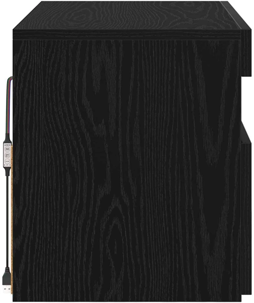 TV staliukas Televizoriaus spintelė 60 x 35 x 40 cm Juodas ąžuolas