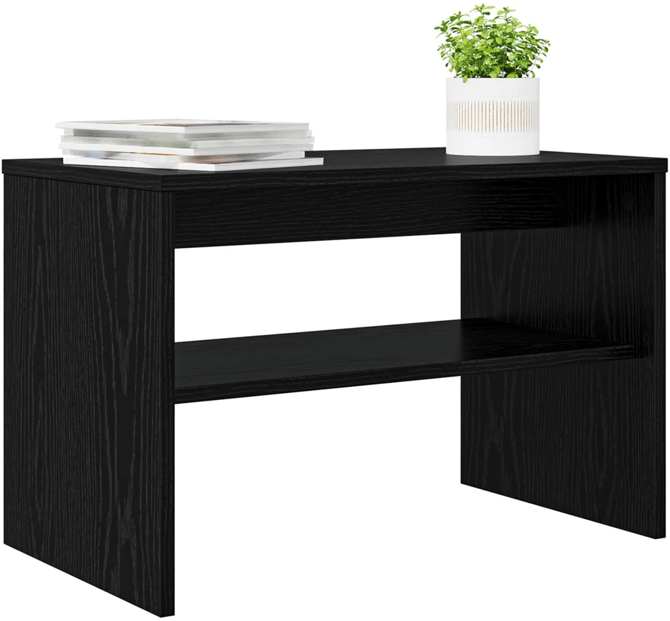 TV staliukas Televizoriaus spintelė 60 x 35 x 40 cm Juodas ąžuolas