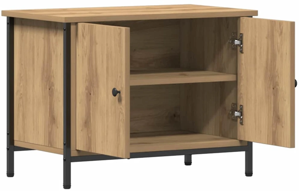 TV staliukas Televizoriaus spintelė 60 x 35 x 45 cm Amatininkų ąžuolas