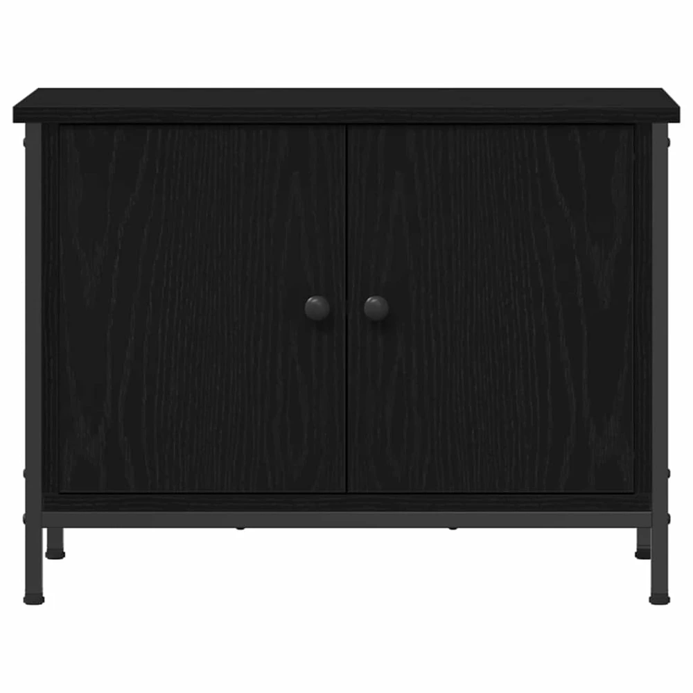 TV staliukas Televizoriaus spintelė 60 x 35 x 45 cm Juodas ąžuolas