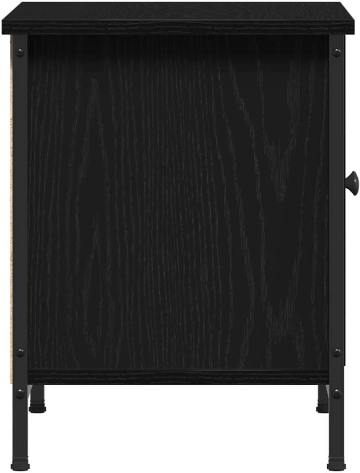 TV staliukas Televizoriaus spintelė 60 x 35 x 45 cm Juodas ąžuolas