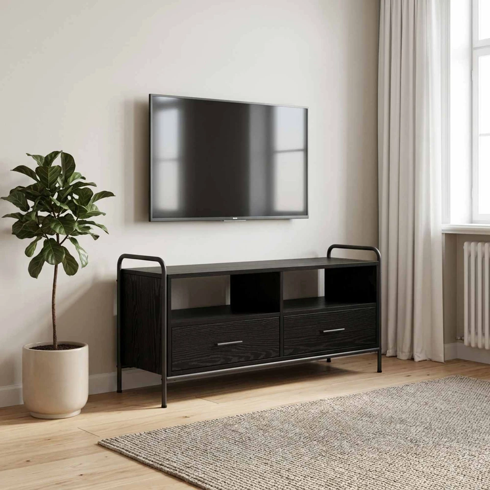 TV staliukas Televizoriaus spintelė 67,5 x 33 x 50 cm Juodojo ąžuolo