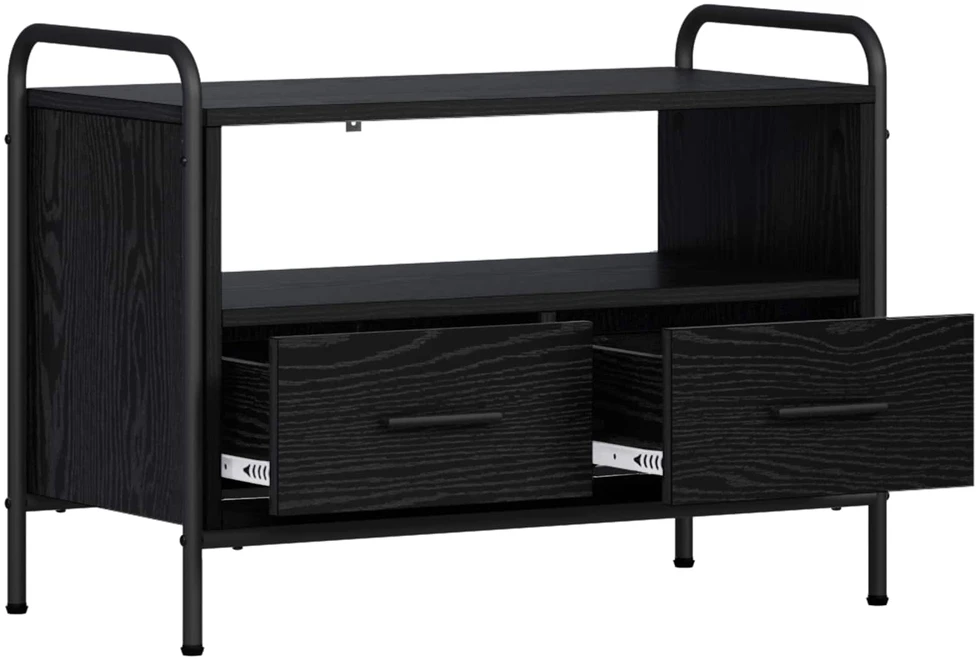 TV staliukas Televizoriaus spintelė 67,5 x 33 x 50 cm Juodojo ąžuolo