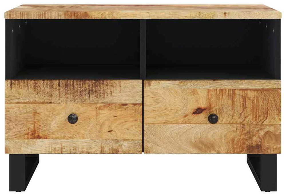 TV staliukas Televizoriaus spintelė, 70x33x46cm, mango medienos masyvas
