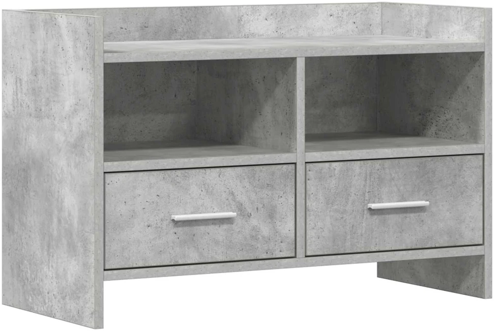 TV staliukas Televizoriaus spintelė 71,5 x 33 x 47 cm Betono pilka