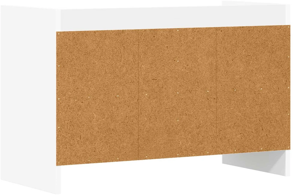 TV staliukas Televizoriaus spintelė 71,5 x 33 x 47 cm Balta Apdirbta mediena