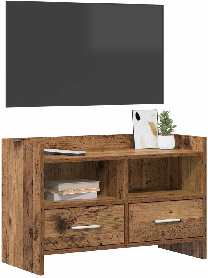TV staliukas Televizoriaus spintelė 71,5 x 33 x 47 cm Sendintos medienos
