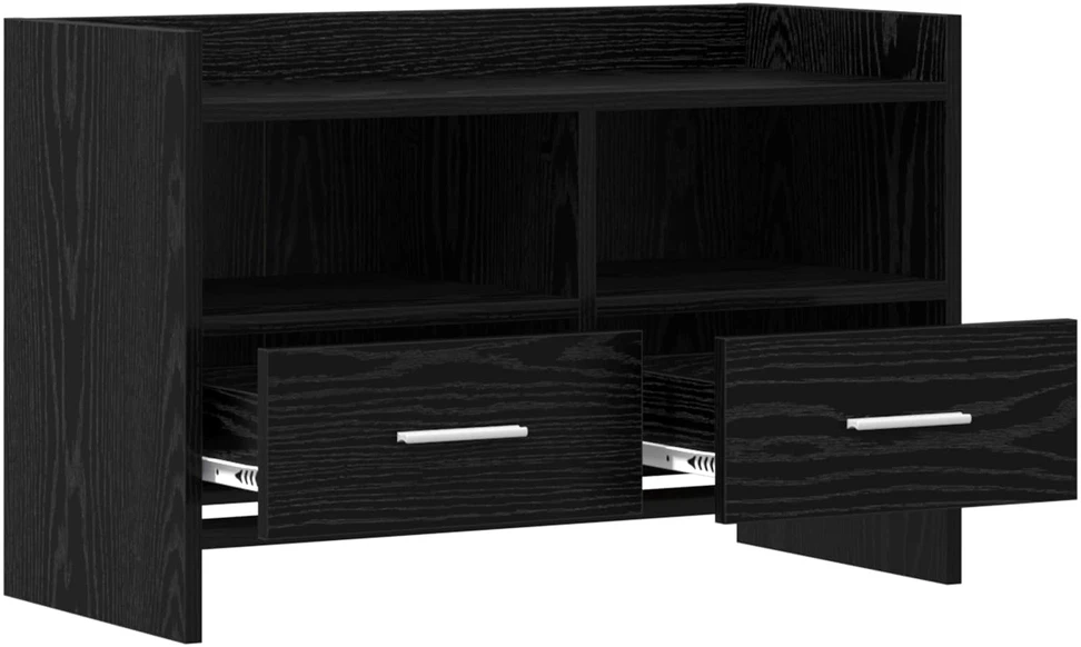 TV staliukas Televizoriaus spintelė 71,5 x 33 x 47 cm Juodojo ąžuolo