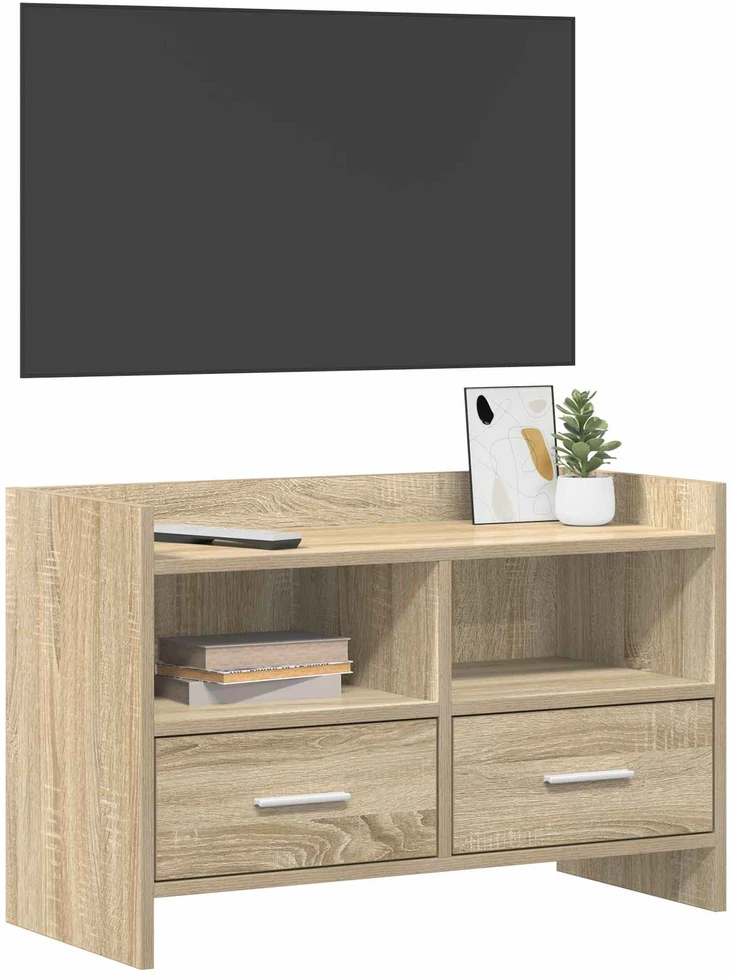 TV staliukas Televizoriaus spintelė 71,5 x 33 x 47 cm Sonoma ąžuolas