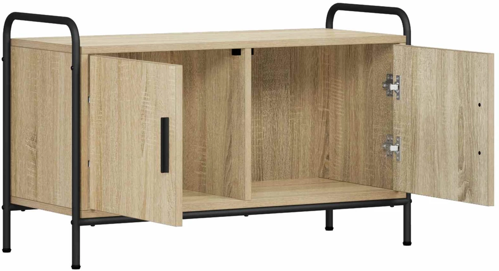 TV staliukas Televizoriaus spintelė 79,5 x 33 x 50 cm Sonoma ąžuolas