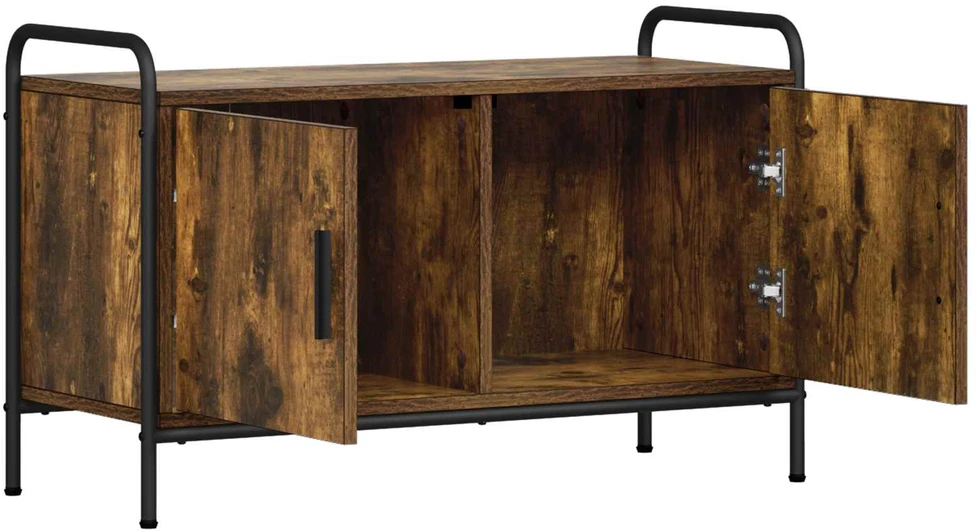 TV staliukas Televizoriaus spintelė 79,5 x 33 x 50 cm Dūminio ąžuolo