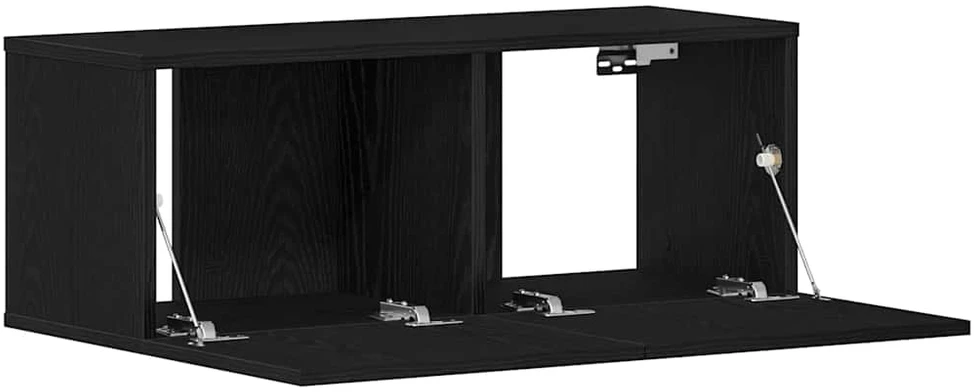 Televizoriaus spintelė 80 x 30 x 30 cm Juodas ąžuolas