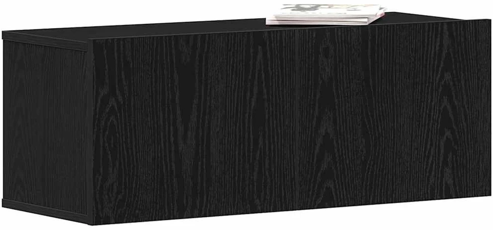 Televizoriaus spintelė 80 x 30 x 30 cm Juodas ąžuolas