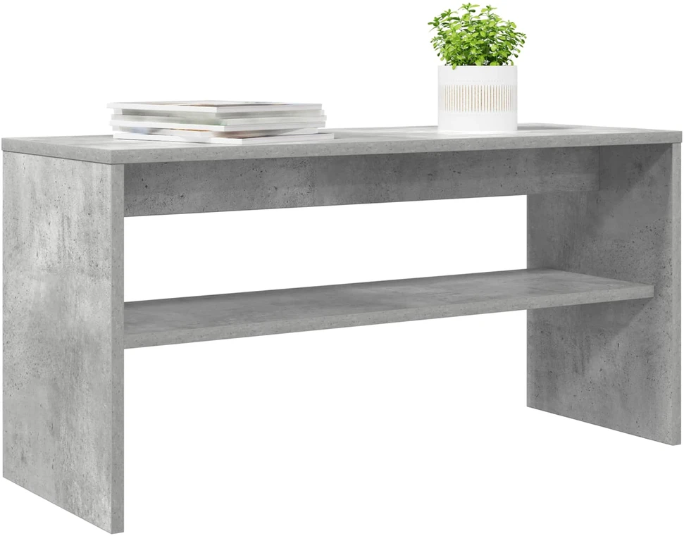 TV staliukas Televizoriaus spintelė 80 x 30 x 40 cm Betono pilka