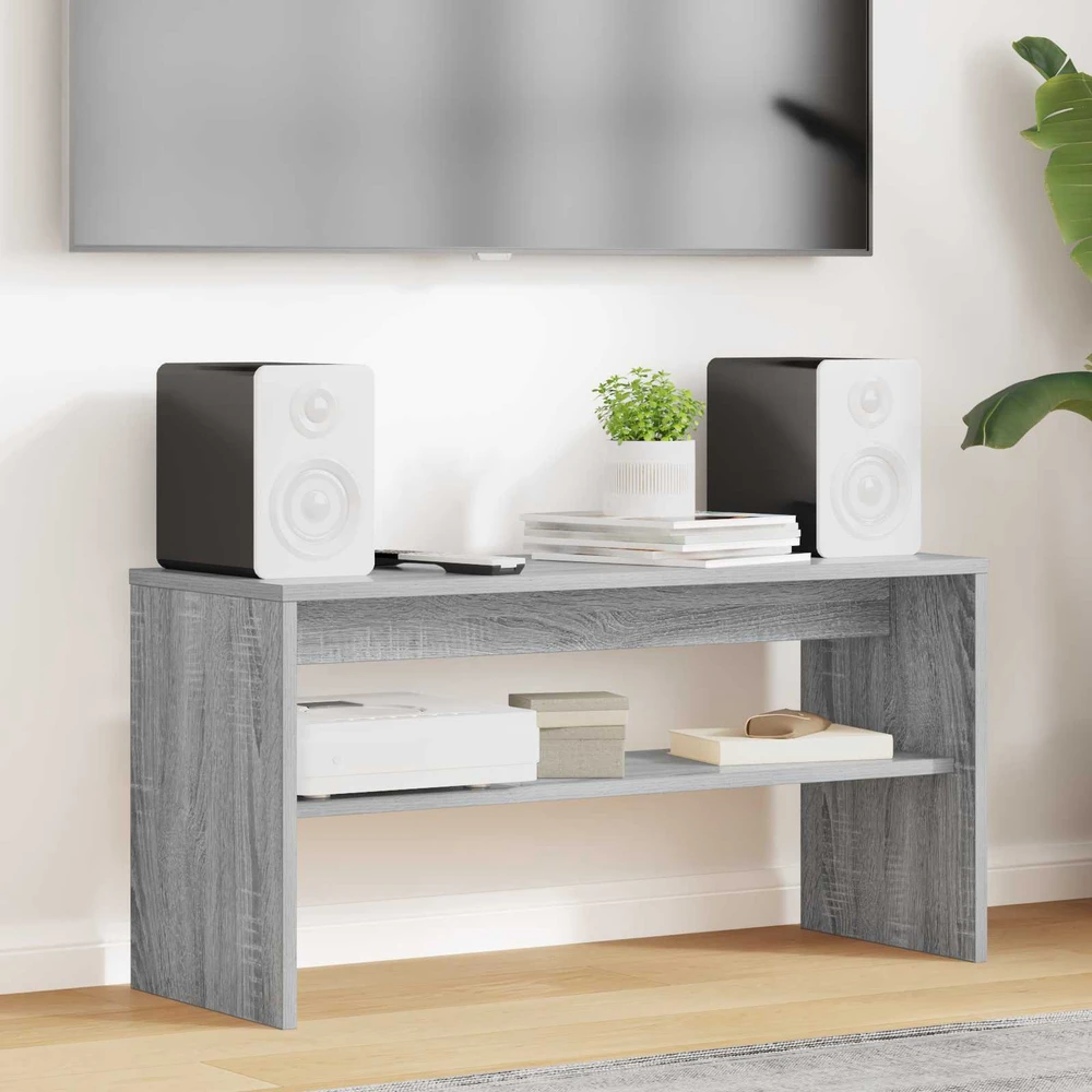 TV staliukas Televizoriaus spintelė 80 x 30 x 40 cm Pilkas Sonoma