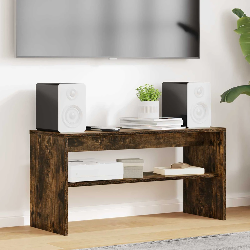 TV staliukas Televizoriaus spintelė 80 x 30 x 40 cm Rūkyta ąžuolas