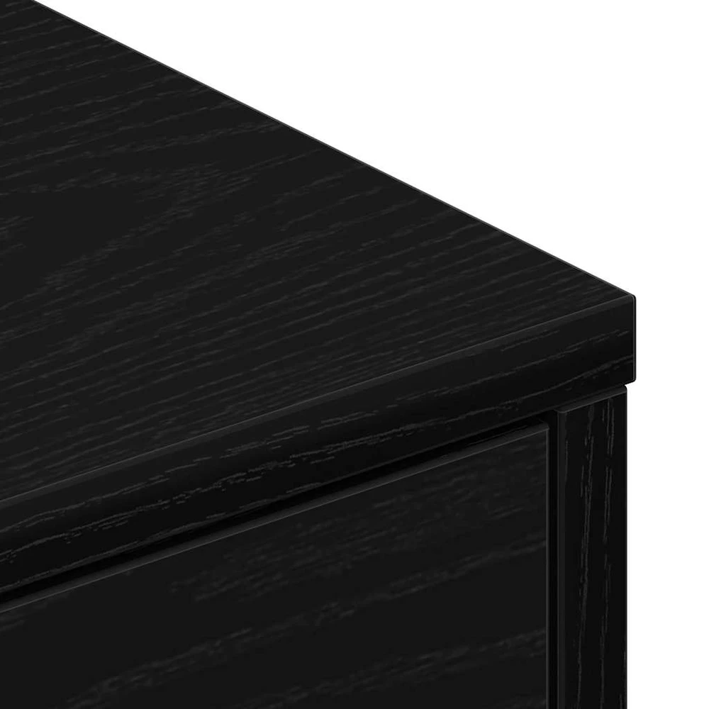 TV staliukas Televizoriaus spintelė 80 x 34 x 36 cm Juodas ąžuolas