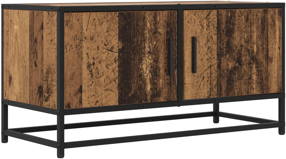 TV staliukas Televizoriaus spintelė 80 x 34,5 x 40 cm Sendintos medienos