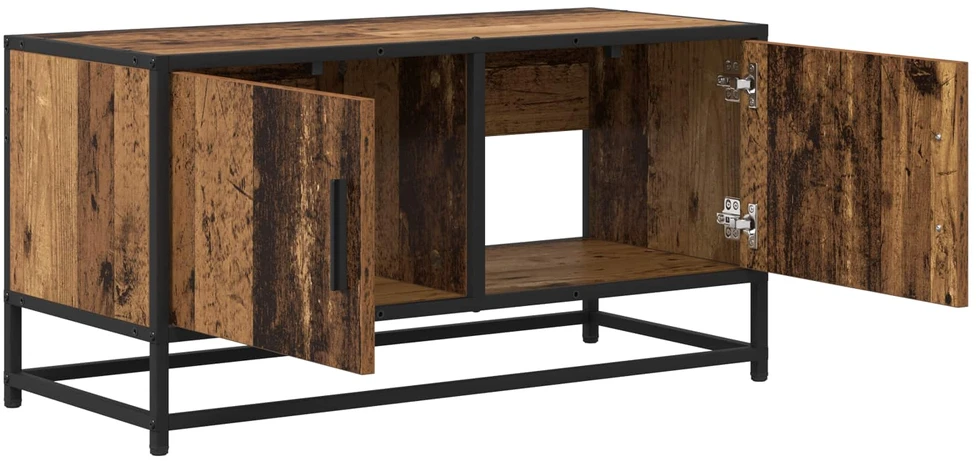 TV staliukas Televizoriaus spintelė 80 x 34,5 x 40 cm Sendintos medienos