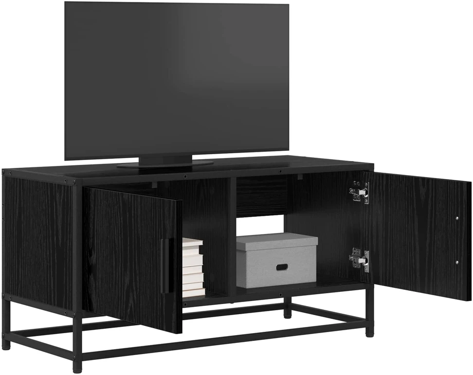 TV staliukas Televizoriaus spintelė 80 x 34,5 x 40 cm Juodojo ąžuolo