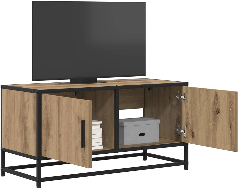 TV staliukas Televizoriaus spintelė 80 x 34,5 x 40 cm Artisano ąžuolo