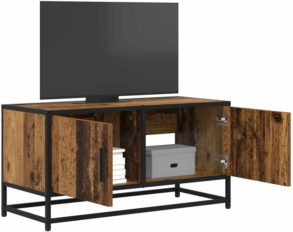 TV staliukas Televizoriaus spintelė 80 x 34,5 x 40 cm Sendintos medienos