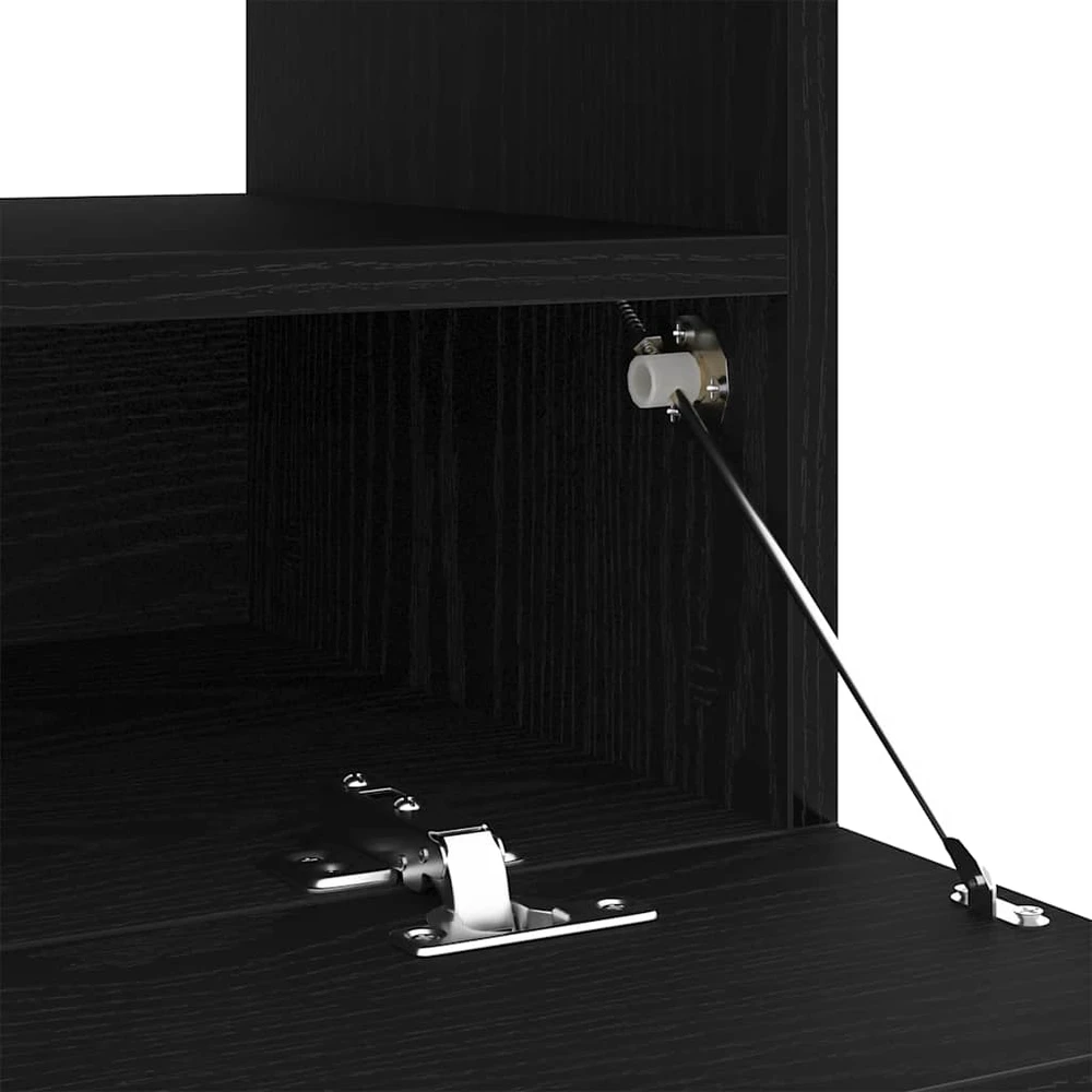 TV staliukas Televizoriaus spintelė 80 x 35 x 40 cm Juodas ąžuolas