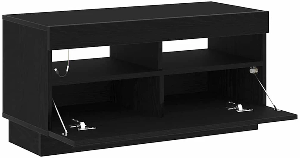 TV staliukas Televizoriaus spintelė 80 x 35 x 40 cm Juodas ąžuolas