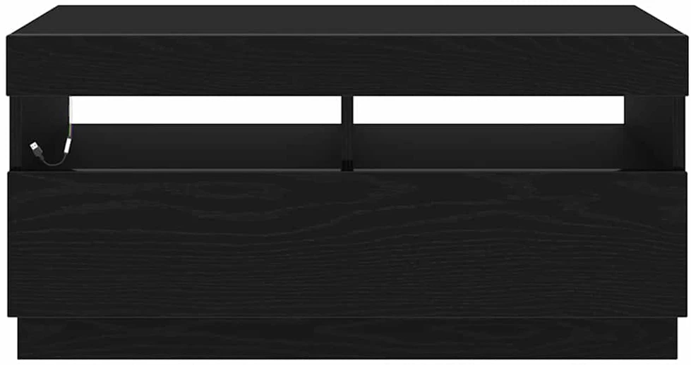 TV staliukas Televizoriaus spintelė 80 x 35 x 40 cm Juodas ąžuolas