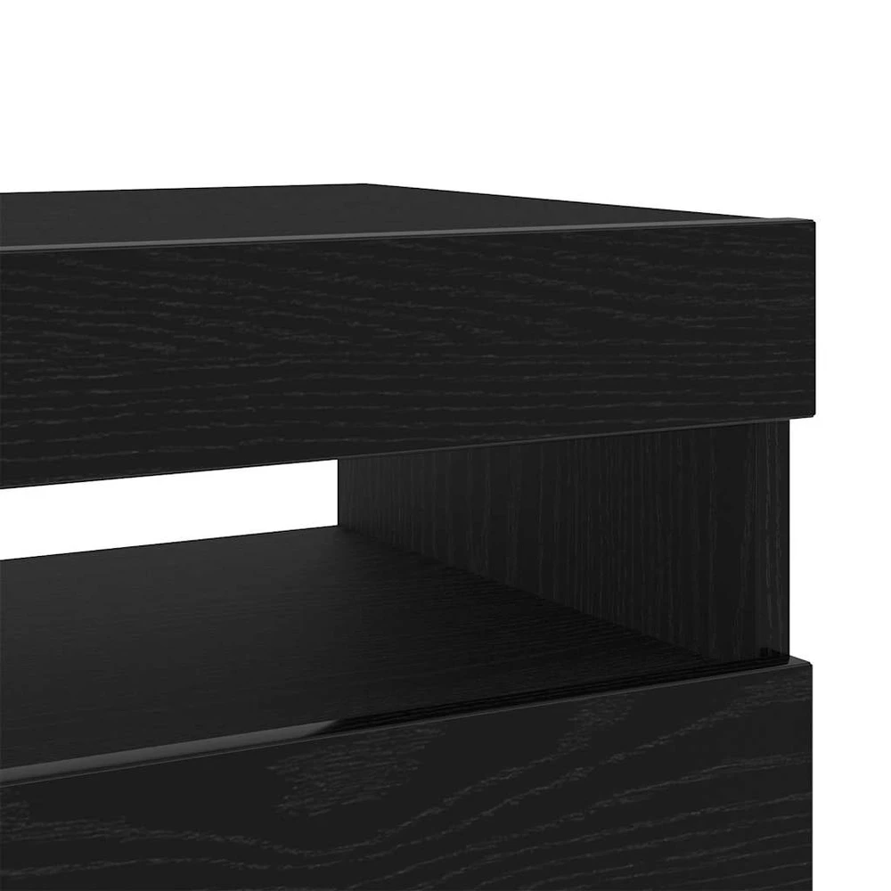 TV staliukas Televizoriaus spintelė 80 x 35 x 40 cm Juodas ąžuolas
