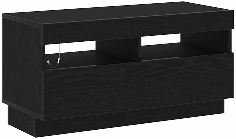 TV staliukas Televizoriaus spintelė 80 x 35 x 40 cm Juodas ąžuolas